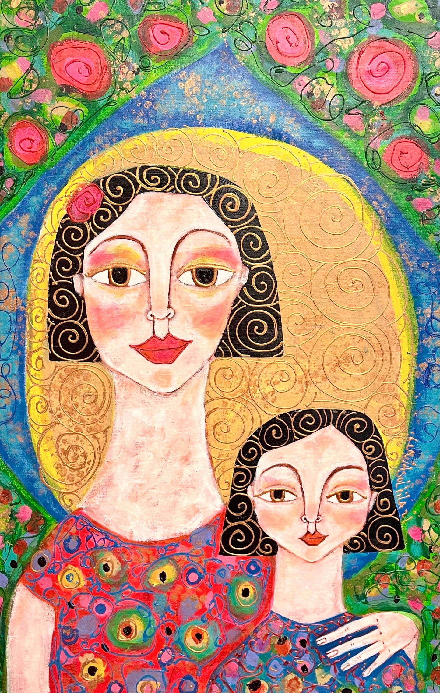 Gemälde, Mutter "Madre"