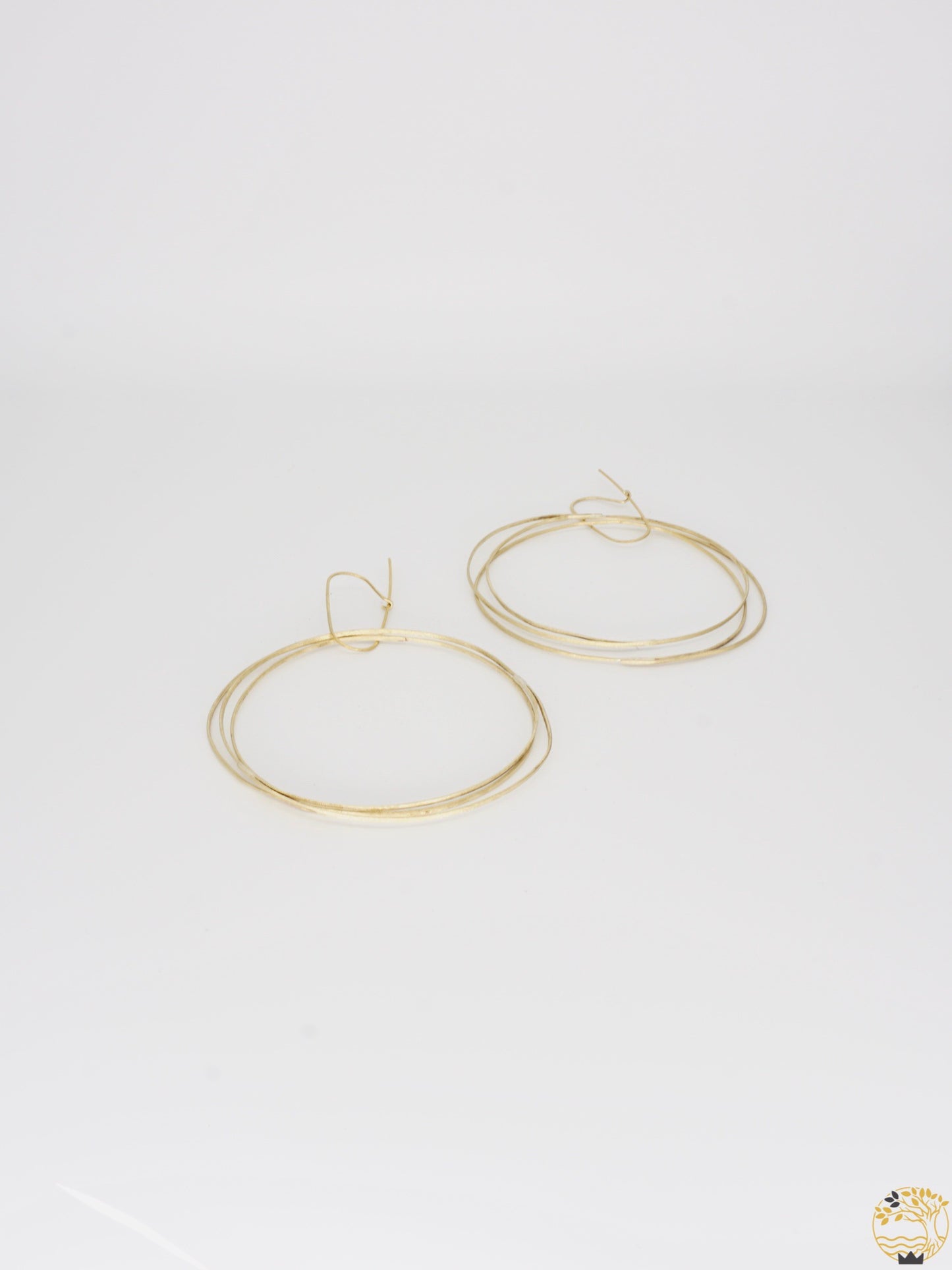 Ohrringe mit mehreren Ringen aus Bronze